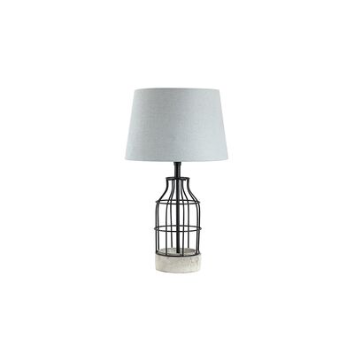Lampka stołowa Ava E-27 40W beton, czarny, szary