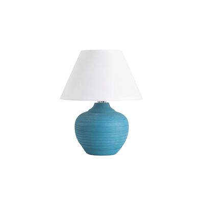 Lampka stołowa Molly E14 1x40W niebieska, biała