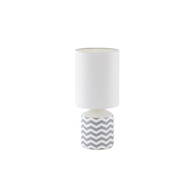 Lampka stołowa Sophie E14 1x40W biały wzór