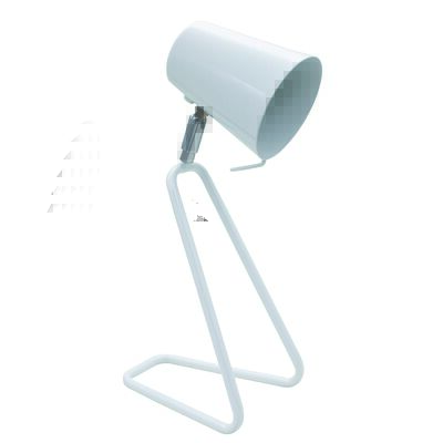 Lampa biurkowa OLAF, E-14, 1 x max 25W, IP20, biały