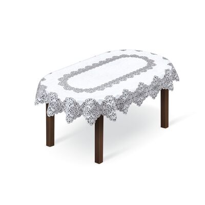 Obrus żakardowy owal 160x120