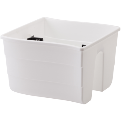 Donica balustradowa FALA 30 cm biała