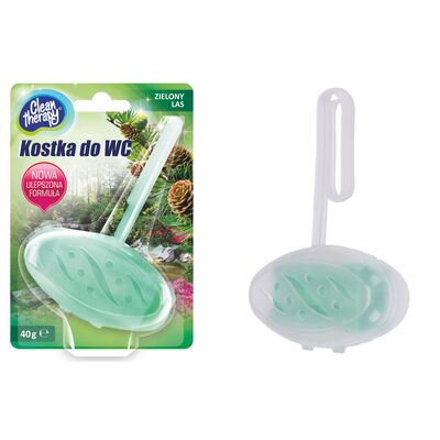 Kostka do WC 40 g ZIELONY LAS CT