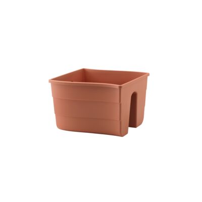 Donica balustradowa FALA 30 cm terrakota