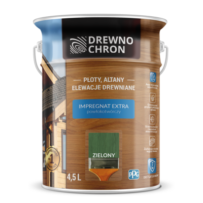 Impregnat EXTRA powłokotwórczy zielony 4,5 l