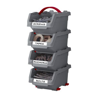 Pojemnik CLICK BIN mały zestaw 4 szt. 0,45 l