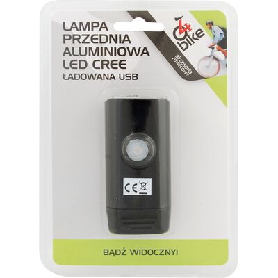 Lampa przód LED CREE 300 LUMEN ładow.USB{B} [3](20)