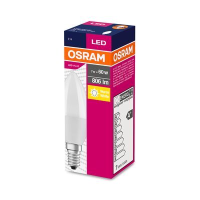 Żarówka LED VALUE CLASSIC B E14 7W/827 ciepła OSRAM