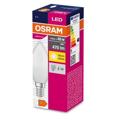 Żarówka LED VALUE CLASSIC B E14 5,5W/827 ciepła OSRAM