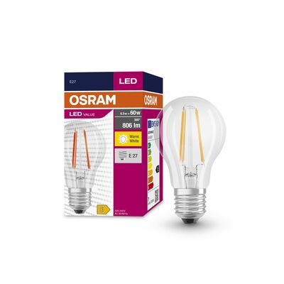 Żarówka LED VALUE CLASSIC A E27 6,5W/827 ciepła OSRAM