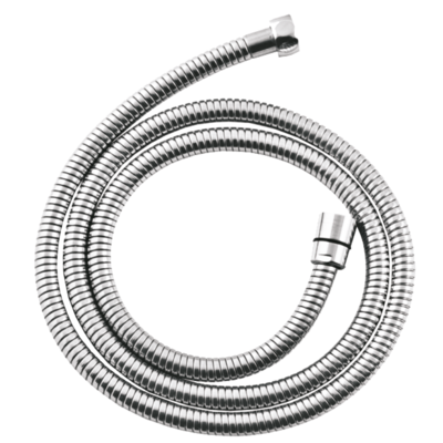 Wąż natryskowy stalowy o pojedynczym splocie 80 cm chrom Invena