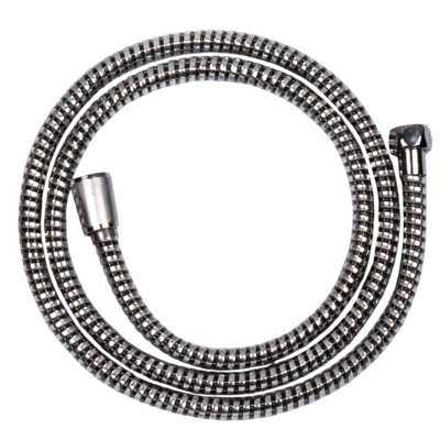 Waż natryskowy Superflex 150 cm chrom/czarny Invena