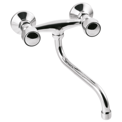 Bateria  umywalkowo-zlewozmywakowa Modena typu S 20 cm chrom Invena