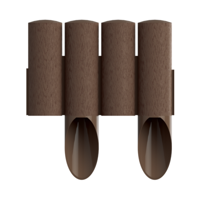 Palisada ogrodowa 4 STANDARD brązowa 14,5 cm x 0,23 m