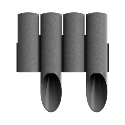 Palisada ogrodowa 4 STANDARD grafitowa 14,5 cm x 0,23 m