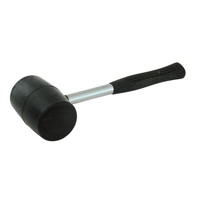 Młotek gumowy z metalowym trzonkiem 80 mm FASTER TOOLS