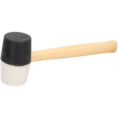 Młotek gumowy biało-czarny 75 mm FASTER TOOLS