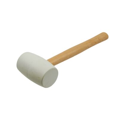 Młotek gumowy biały 65 mm FASTER TOOLS