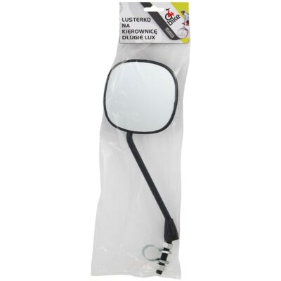 Lusterko rowerowe czarne dlugie LUX 4bike