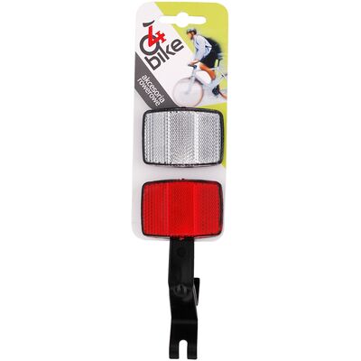 Zestaw odblasków rowerowych MTB przód + tył z uchwytami 4Bike