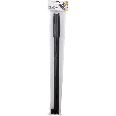 Pompka rowerowa długa czarna plastikowa 380mm 4bike