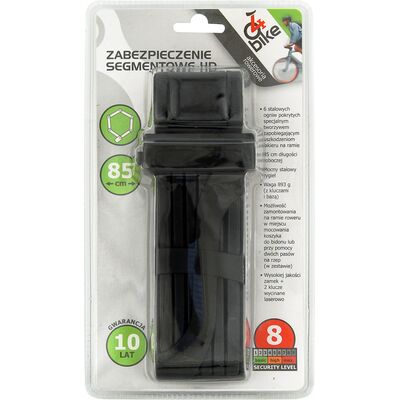 Zabezpieczenie rowerowe segmentowe z uchwytem HD 85cm 4bike