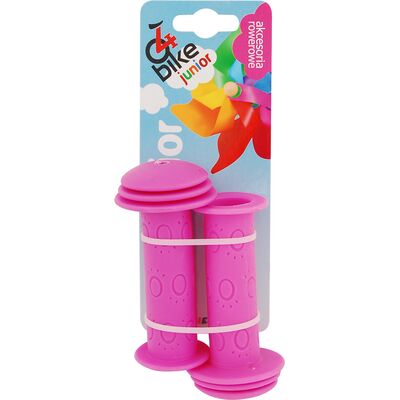 Chwyt rowerowy kierownicy dziecięcy różowy 4bike junior