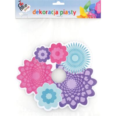 Dekoracja piasty rowerowej FLOWER 2 sztuki 4bike junior