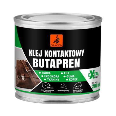 Klej butapren 0,2 l metal DRAGON