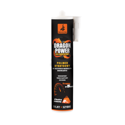 Klej montażowy POWER polimer hybrydowy 290 ml DRAGON