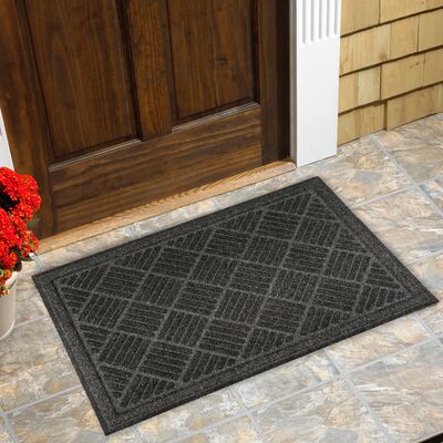Wycieraczka Contours Parquet 80 x 120 cm szara