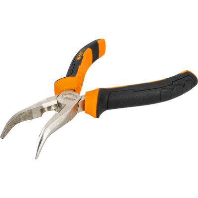 Szczypce wydłużone wygięte 160 mm Jufisto