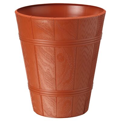 Osłonka PALMÓWKA drewnopodobna 4 terrakota