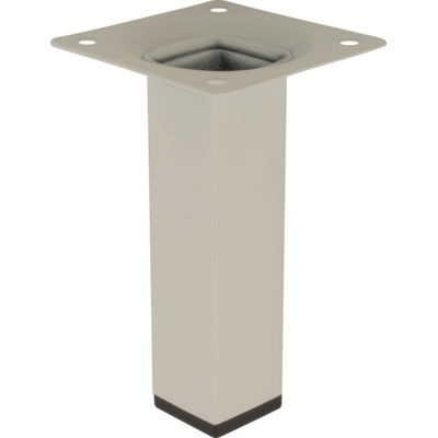 Noga meblowa kwadratowa 10 cm biała