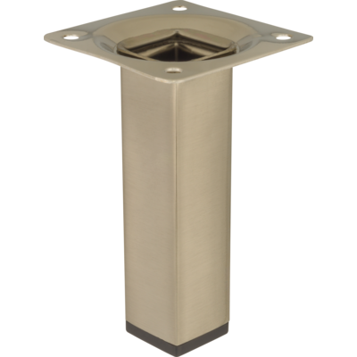 Noga meblowa kwadratowa 10 cm inox