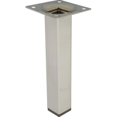 Noga meblowa kwadratowa 15 cm chrom