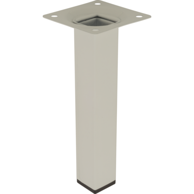 Noga meblowa kwadratowa 15 cm biała