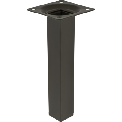 Noga meblowa kwadratowa 15 cm czarna