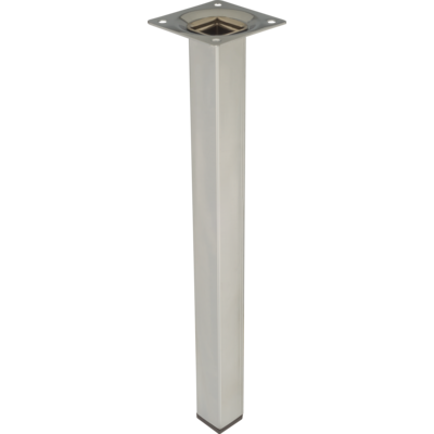 Noga meblowa kwadratowa 30 cm chrom