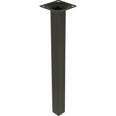 Noga meblowa kwadratowa 30 cm czarna