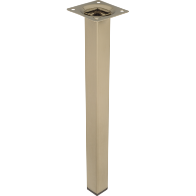 Noga meblowa kwadratowa 30 cm inox