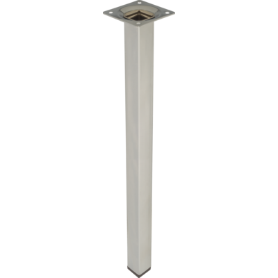 Noga meblowa kwadratowa 40 cm chrom