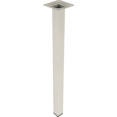 Noga meblowa kwadratowa 40 cm biała