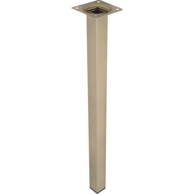 Noga meblowa kwadratowa 40 cm inox