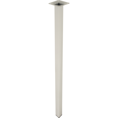 Noga meblowa kwadratowa 70 cm biała