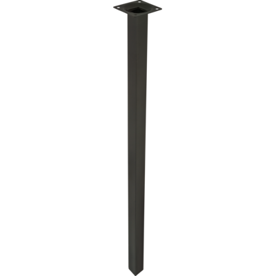 Noga meblowa kwadratowa 70 cm czarna