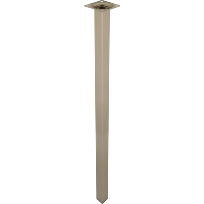 Noga meblowa kwadratowa 70 cm inox