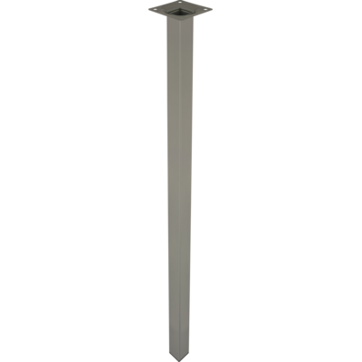 Noga meblowa kwadratowa 70 cm szara