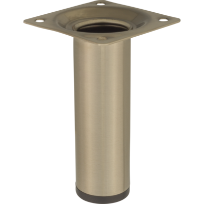 Noga meblowa okrągła 10 cm inox