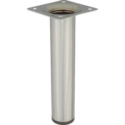 Noga meblowa okrągła 15 cm chrom
